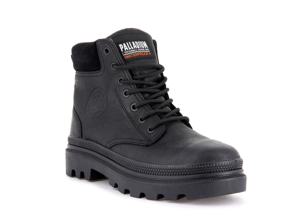 Zapatos Altas Palladium PALLATROOPER SC WP+ Hombre Negras | Costa Rica-93678